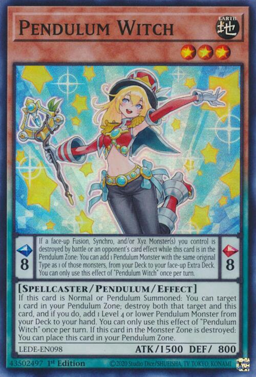 Pendulum Witch [LEDE-EN098] - (Super Rare) 1st Edition