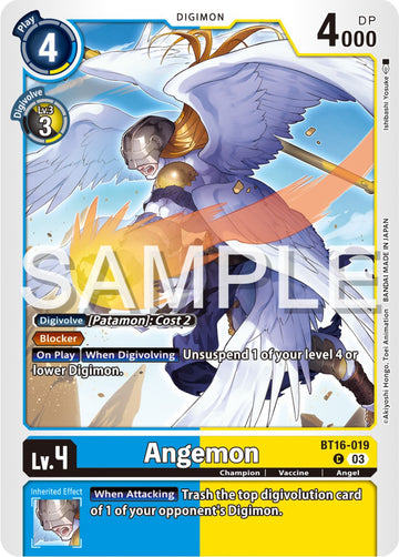 Angemon [BT16-019-C] [Beginning Observer] Normal