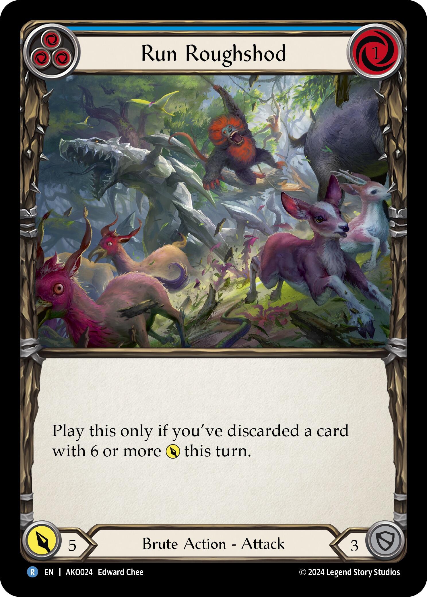 Run Roughshod [AKO024] [Armory Deck: Kayo] Rainbow Foil