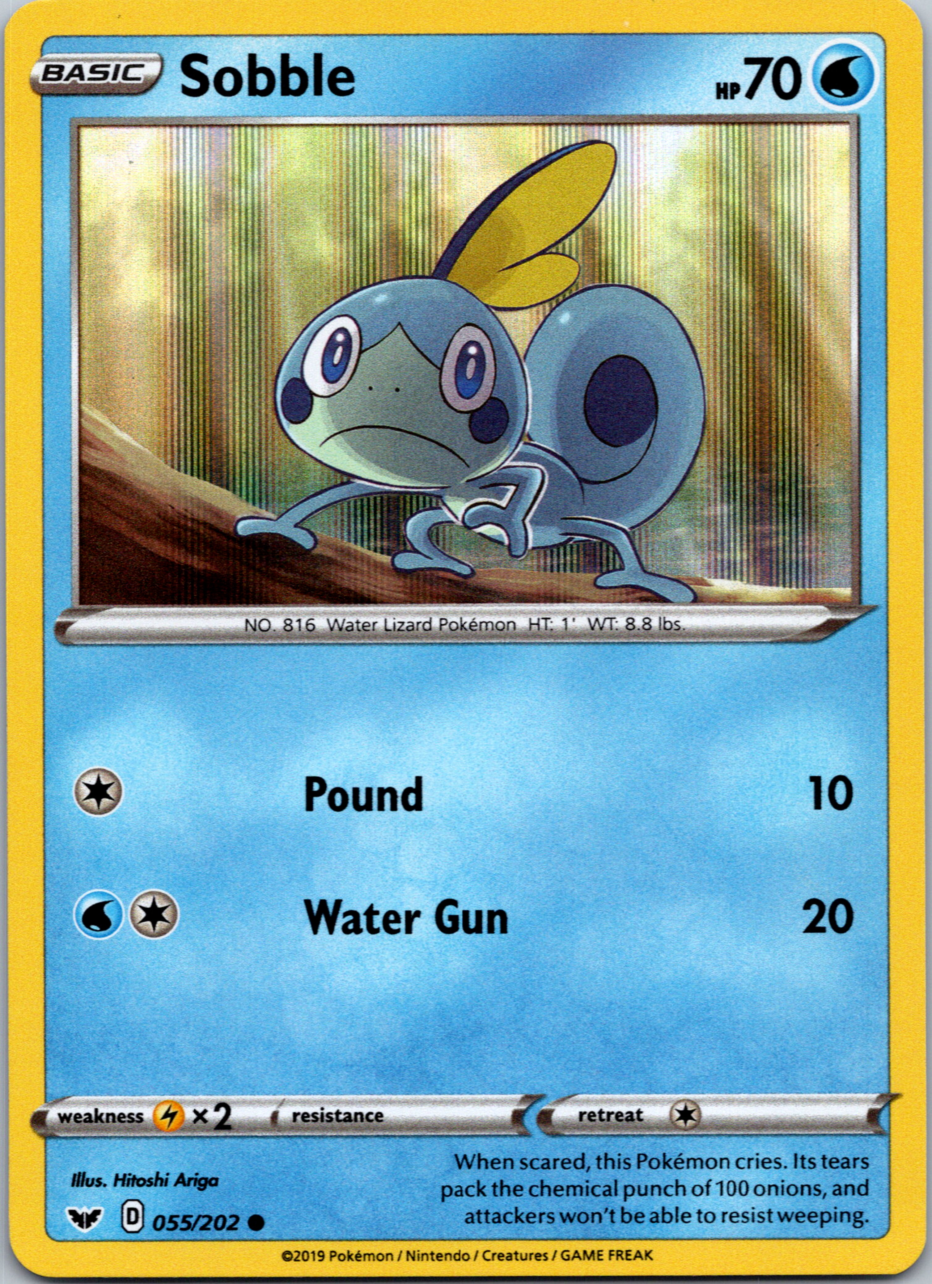 Sobble (55/202) (Premium Collection) [Sword & Shield: Base Set]