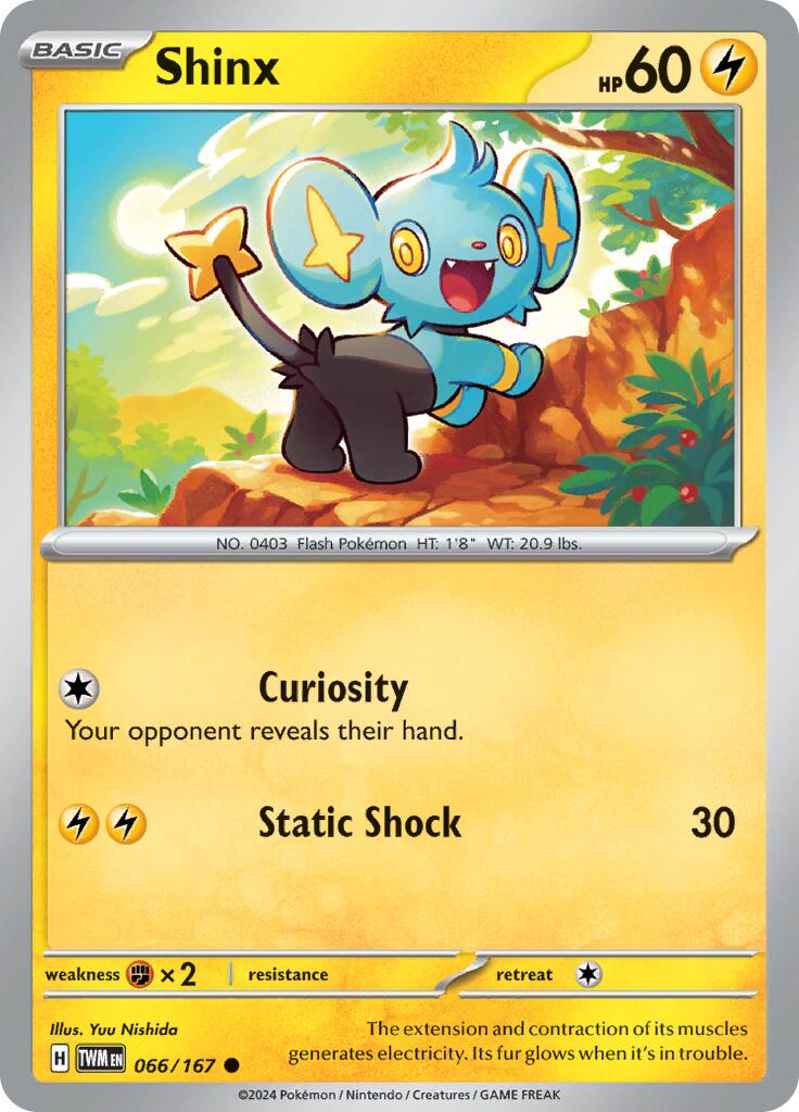 Shinx [66/167] - (Twilight Masquerade) Reverse Holofoil