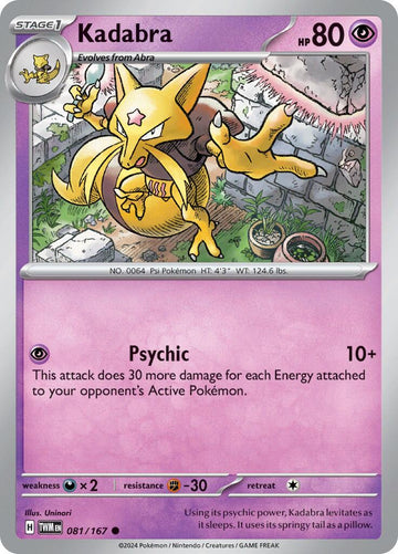Kadabra [081/167] - (Twilight Masquerade)
