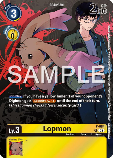 Lopmon - P-084 (Official Tournament Pack Vol.13) [P-084 P] [Digimon Promotion Cards] Foil