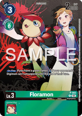 Floramon - P-083 (Official Tournament Pack Vol.13) [P-083 P] [Digimon Promotion Cards] Foil