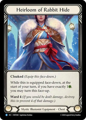 Heirloom of Rabbit Hide [MST028] (Part the Mistveil) Cold Foil