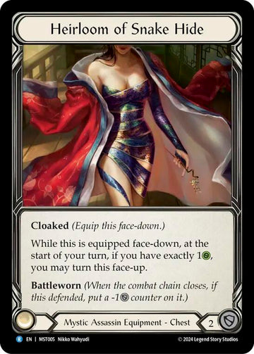 Heirloom of Snake Hide [MST005] (Part the Mistveil) Cold Foil