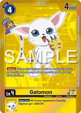 Gatomon - P-120 (Digimon Adventure Box 2024) [P-120 P] [Digimon Promotion Cards] Foil