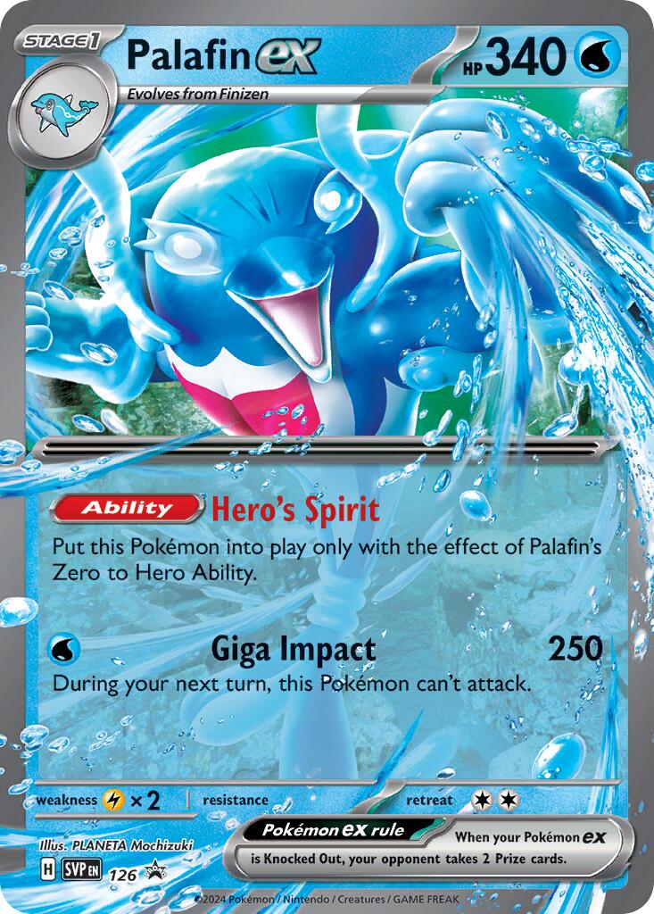 Palafin ex - 126 [126] [Scarlet & Violet Promo Cards] Holofoil
