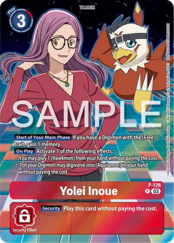 Yolei Inoue - P-126 (Digimon Adventure 02: The Beginning Set) [P-126 P] [Digimon Promotion Cards] Foil