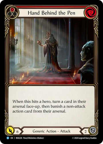 Hand Behind the Pen [ROS220] [Rosetta] Rainbow Foil