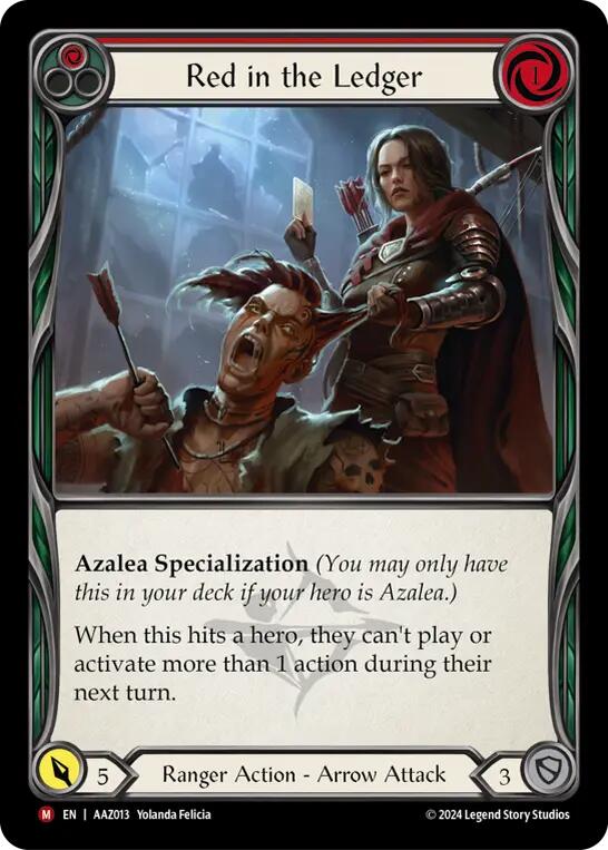 Red in the Ledger [AAZ013] [Armory Deck: Azalea]