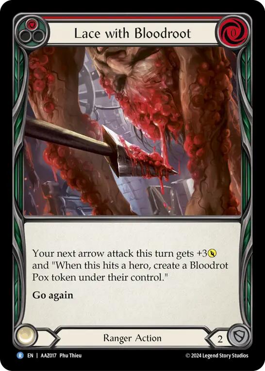 Lace with Bloodrot [AAZ017] [Armory Deck: Azalea]