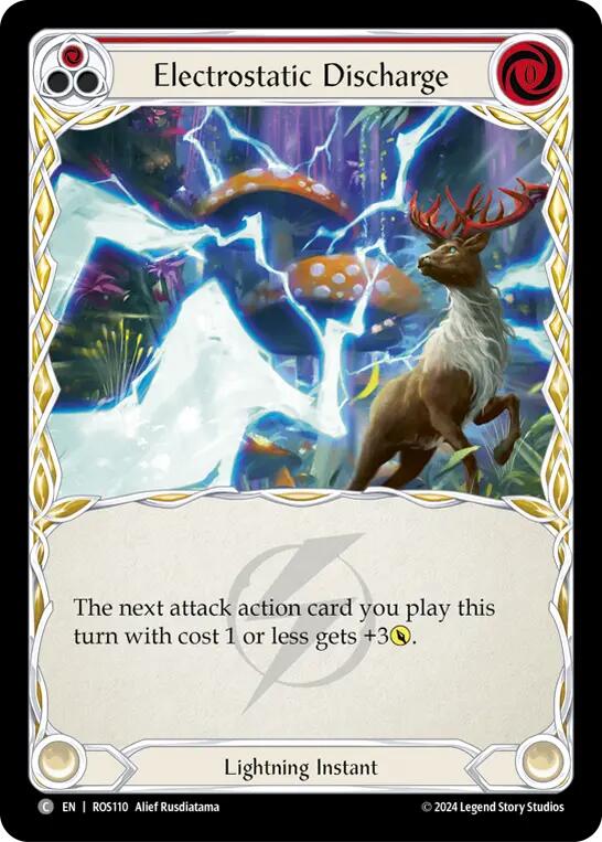 Electrostatic Discharge (Red) [ROS110] [Rosetta] Rainbow Foil