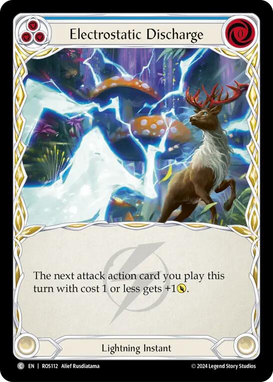 Electrostatic Discharge (Blue) [ROS112] [Rosetta] Rainbow Foil