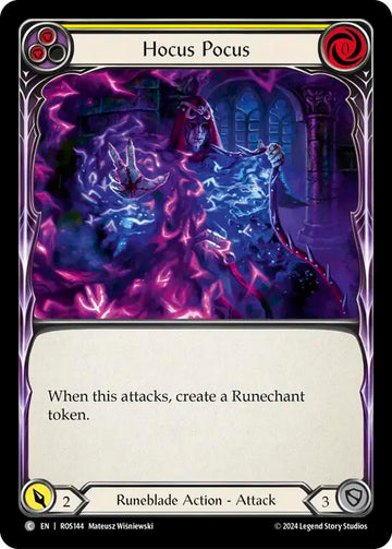 Hocus Pocus (Yellow) [ROS144] [Rosetta] Rainbow Foil