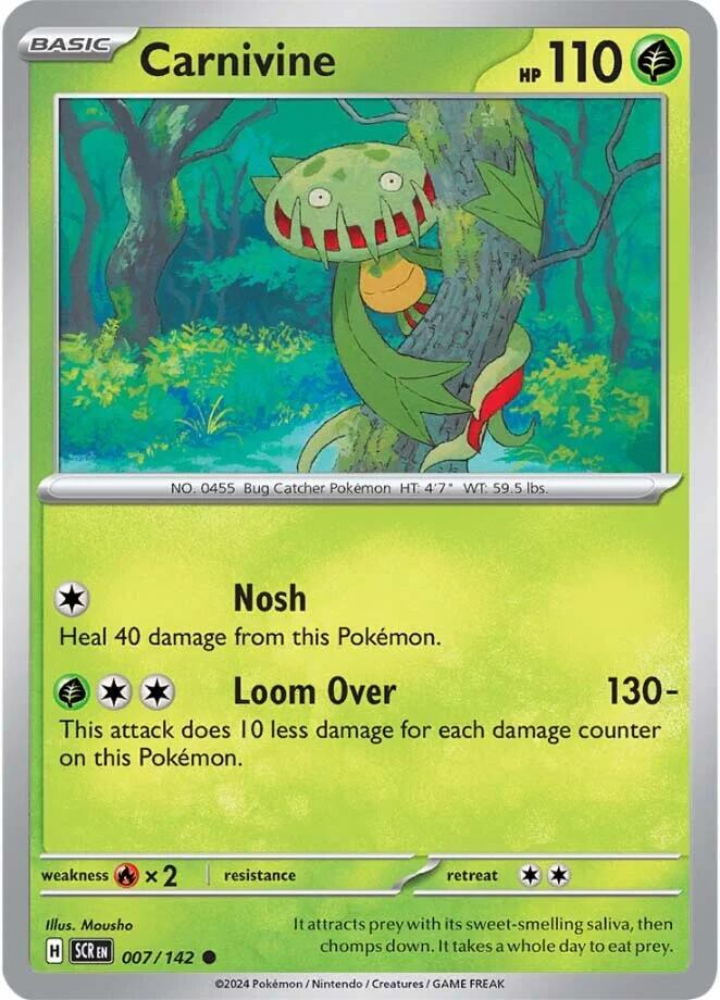 Carnivine [007/142] - (Stellar Crown) Reverse Holofoil