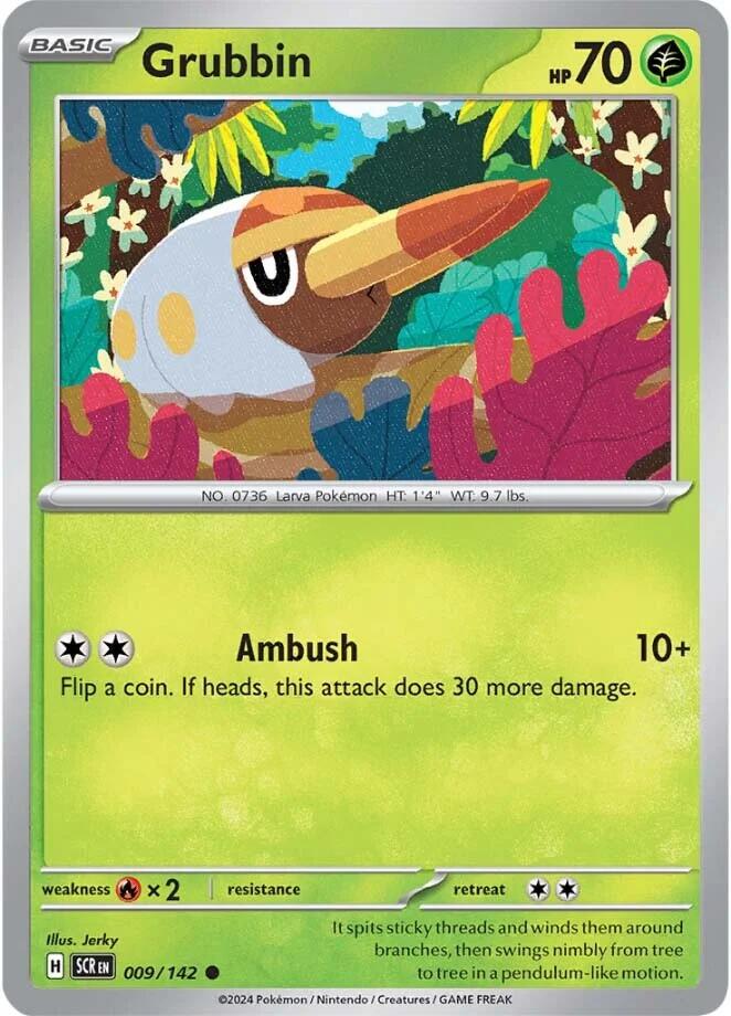 Grubbin [009/142] - (Stellar Crown) Reverse Holofoil
