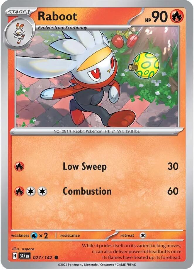 Raboot [027/142] - (Stellar Crown) Reverse Holofoil
