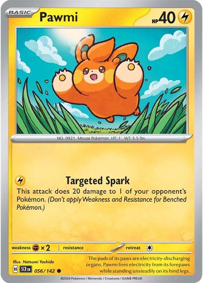 Pawmi [056/142] - (Stellar Crown) Reverse Holofoil