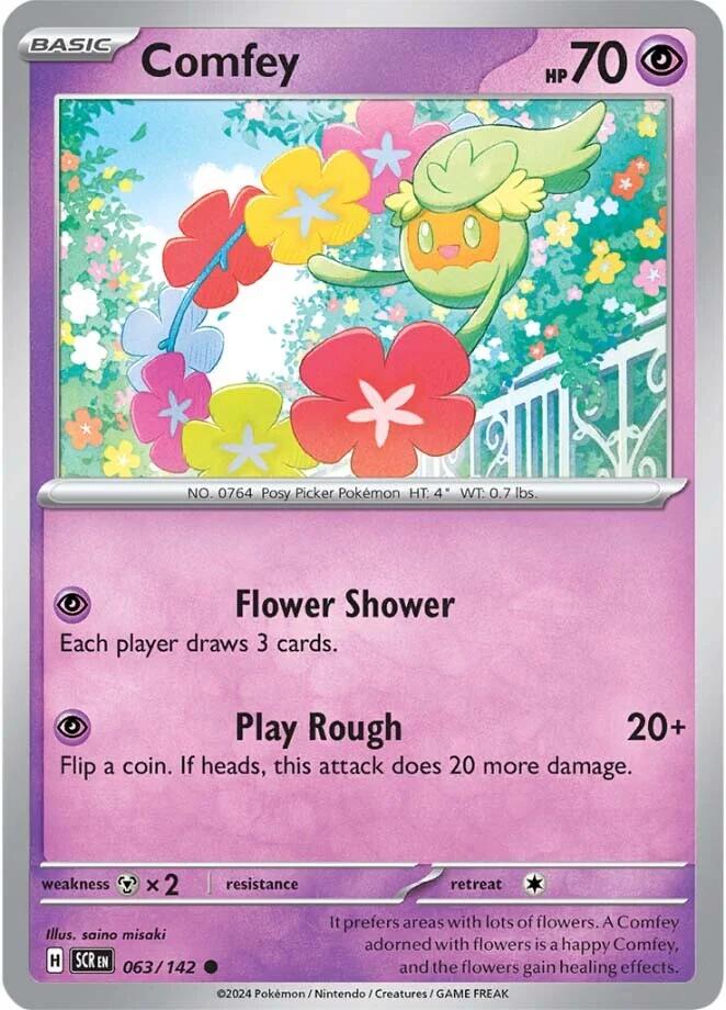 Comfey [063/142] - (Stellar Crown) Reverse Holofoil