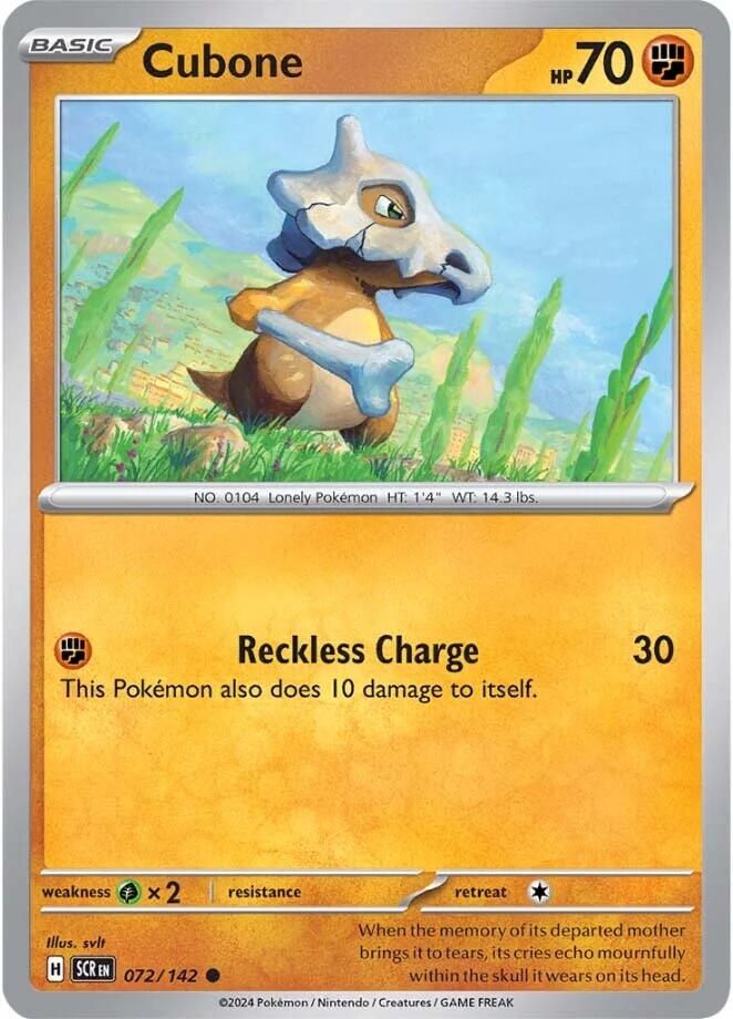 Cubone [072/142] - (Stellar Crown)