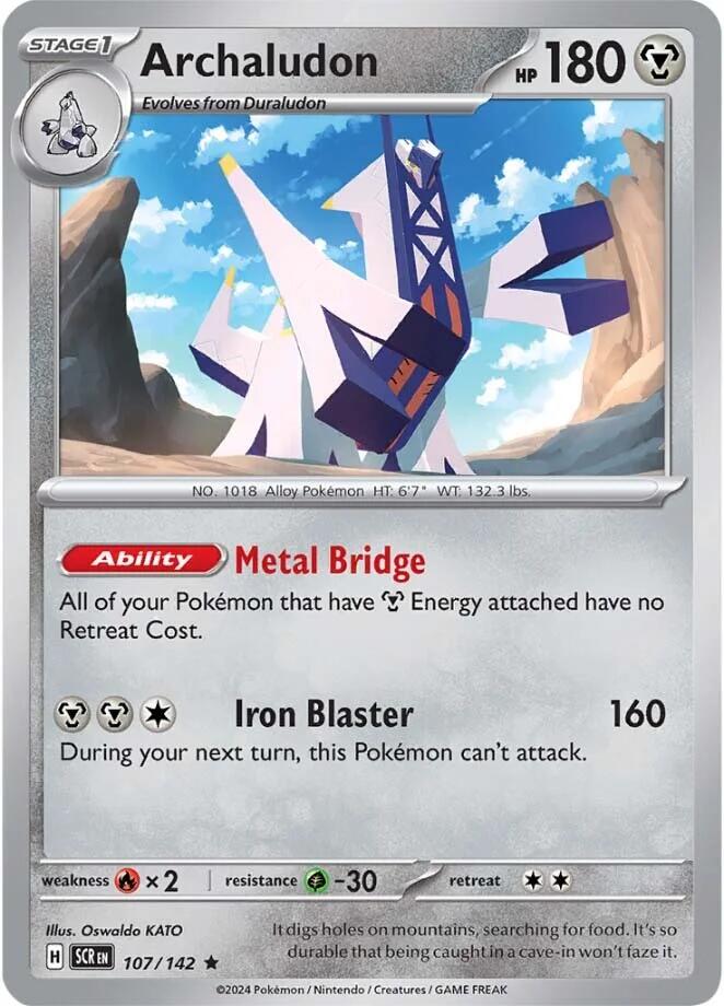 Archaludon [107/142] - (Stellar Crown) Holofoil