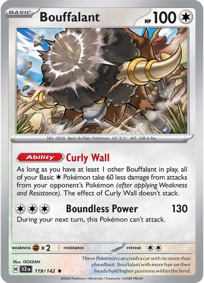Bouffalant [119/142] - (Stellar Crown) Reverse Holofoil