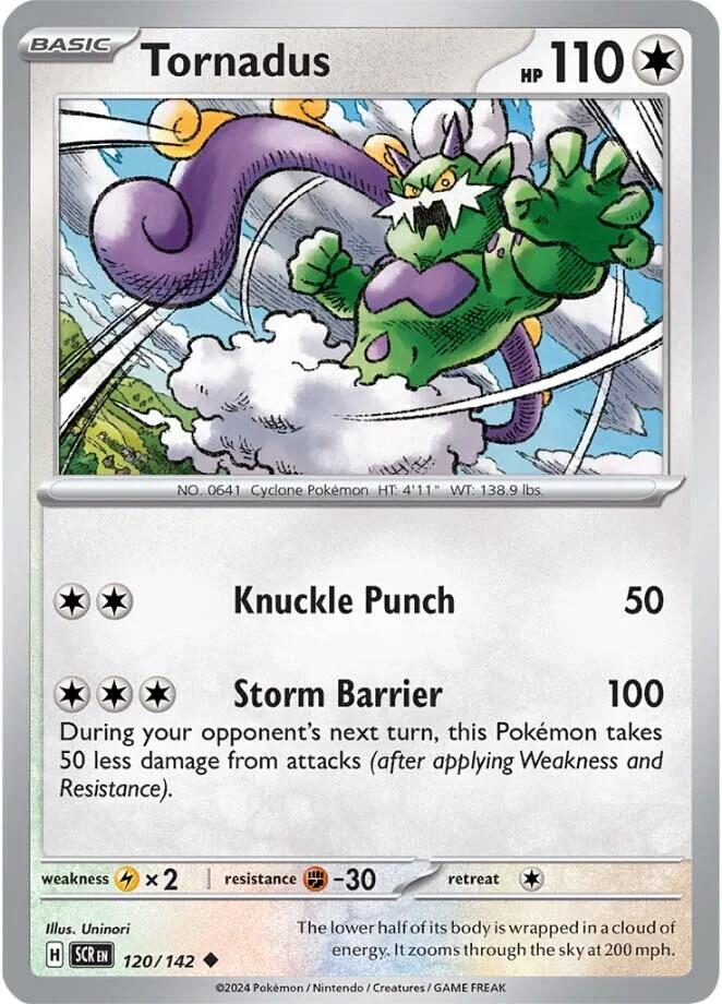 Tornadus [120/142] - (Stellar Crown) Reverse Holofoil