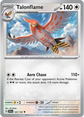 Talonflame [123/142] - (Stellar Crown) Reverse Holofoil