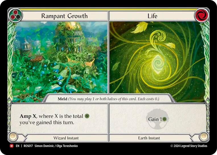 Rampant Growth // Life [ROS017] (Rosetta) Rainbow Foil