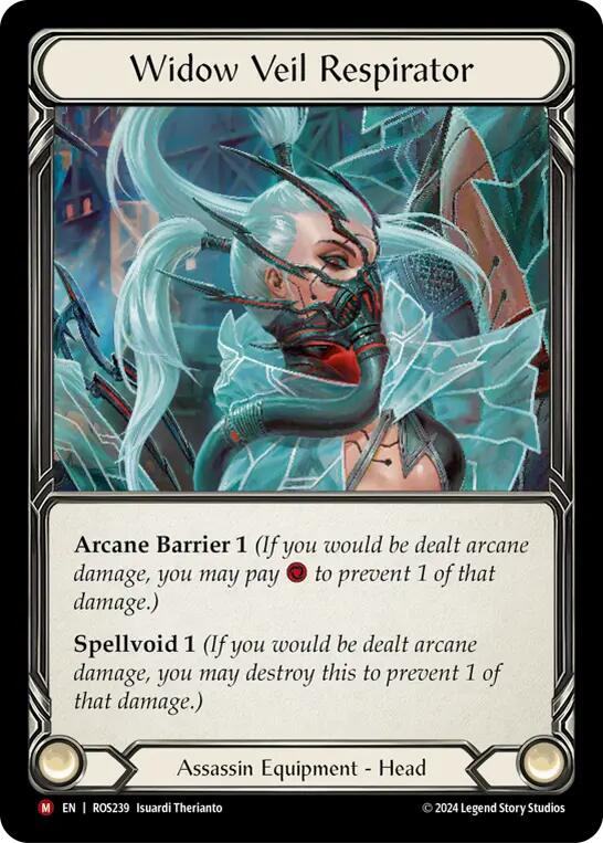 Widow Veil Respirator [ROS239] [Rosetta]