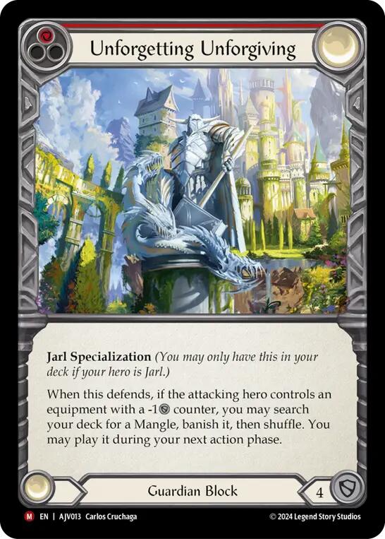 Unforgetting Unforgiving [AJV013] [Armory Deck: Jarl Vetreidi] Rainbow Foil