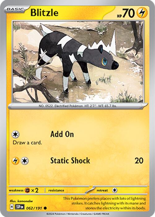 Blitzle [062/191] - (Surging Sparks) Reverse Holofoil