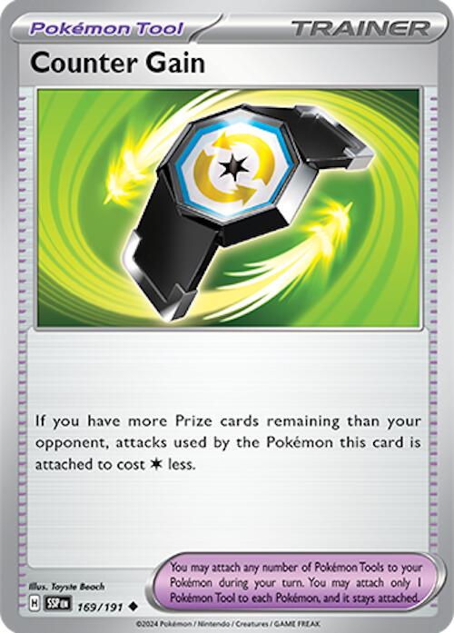 Counter Gain [169/191] - (Surging Sparks) Reverse Holofoil