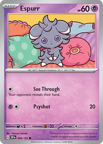 Espurr [084/191] - (Surging Sparks) Reverse Holofoil