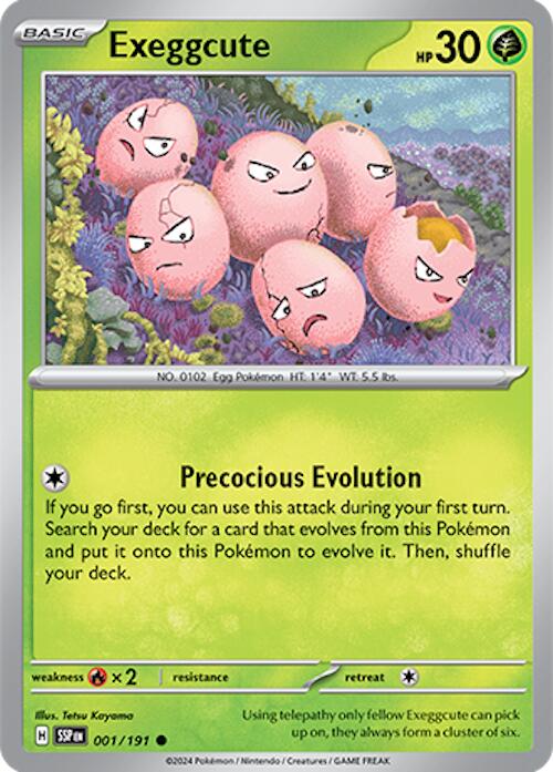 Exeggcute [001/191] - (Surging Sparks) Reverse Holofoil