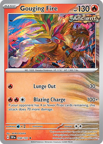 Gouging Fire [038/191] - (Surging Sparks) Holofoil