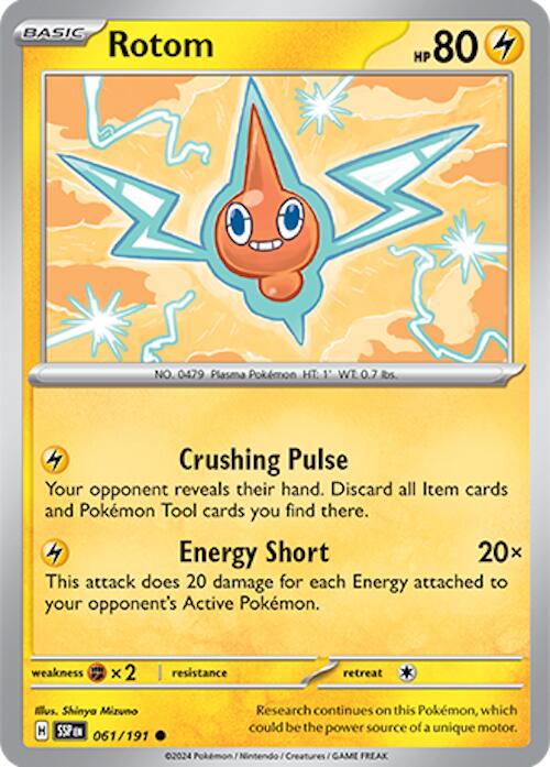 Rotom [061/191] - (Surging Sparks) Reverse Holofoil