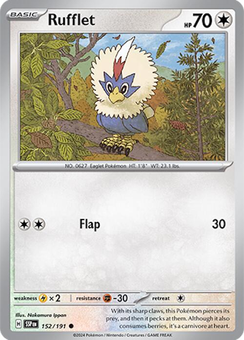 Rufflet [152/191] - (Surging Sparks) Reverse Holofoil