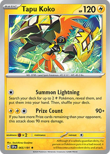 Tapu Koko [065/191] - (Surging Sparks) Holofoil