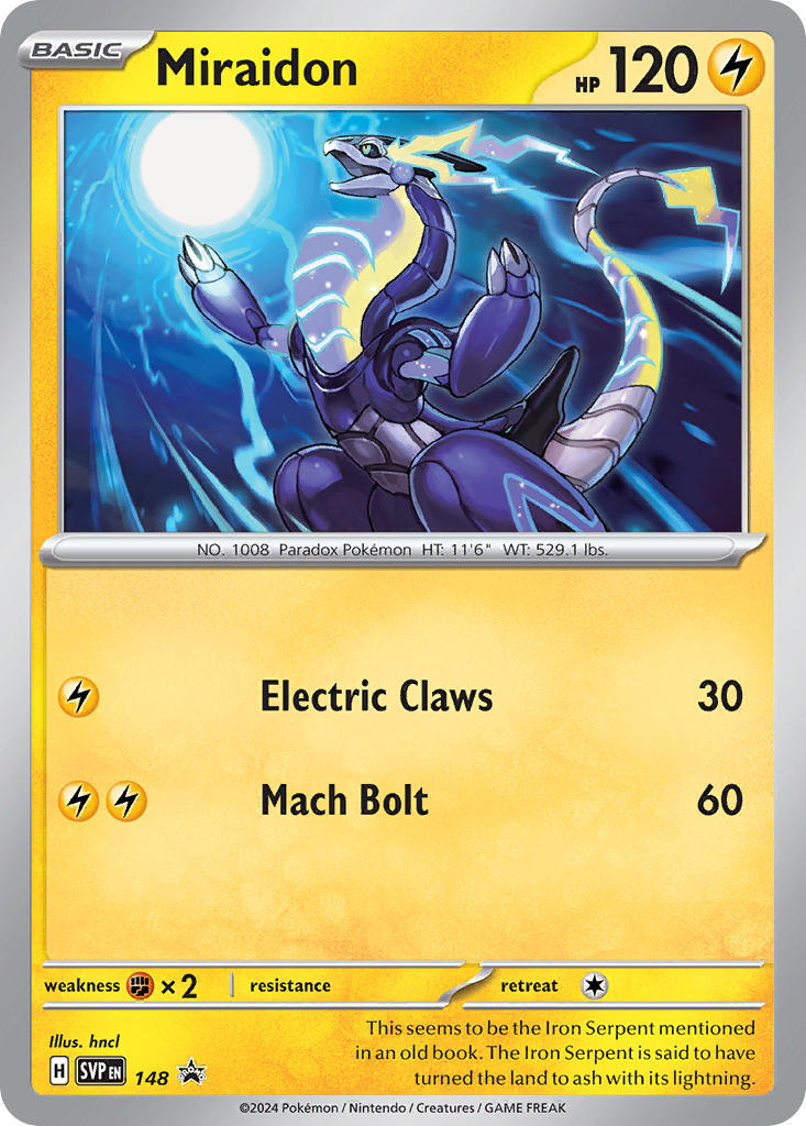 Miraidon - 148 [148] [Scarlet & Violet Promo Cards] Holofoil