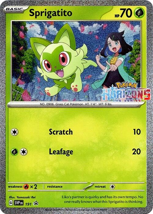 Sprigatito - 191 [191] [Scarlet & Violet Promo Cards] Holofoil