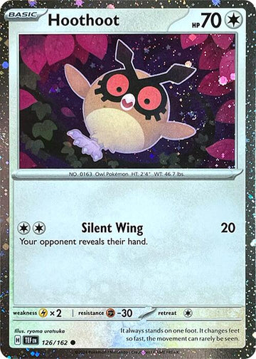 Hoothoot - 126 (Cosmos Holo) [126/162] [Scarlet & Violet Promo Cards] Holofoil