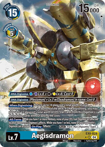 Aegisdramon (Alternate Art) [EX8-029-SR] [Chain of Liberation] Foil