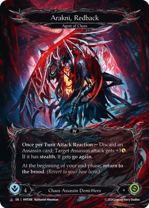 Arakni, Redback (Marvel) [HNT006] [The Hunted] Cold Foil