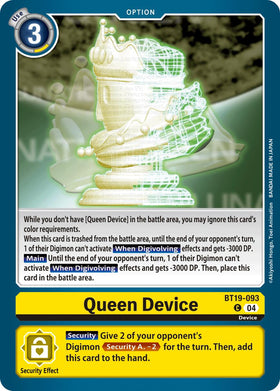 Queen Device [BT19-093 C] [Release Special Booster 2.5]