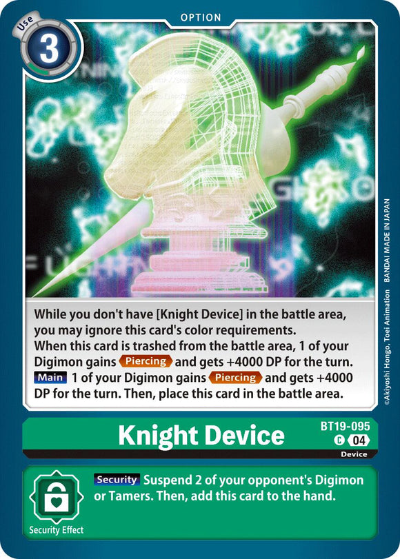 Knight Device [BT19-095 C] [Release Special Booster 2.5]