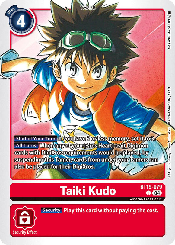 Taiki Kudo [BT19-079 U] [Release Special Booster 2.5]