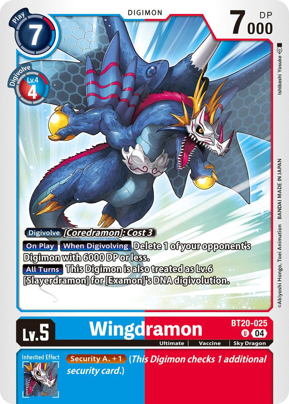 Wingdramon [BT20-025 U] [Release Special Booster 2.5]