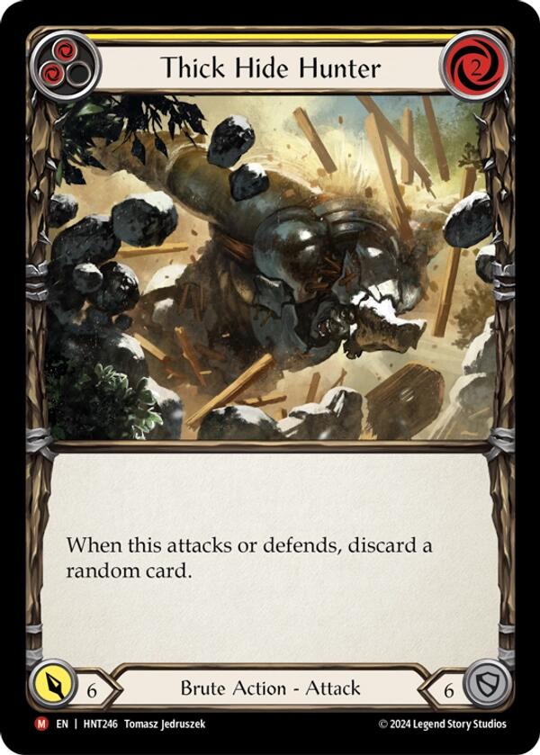 Thick Hide Hunter [HNT246] [The Hunted] Rainbow Foil